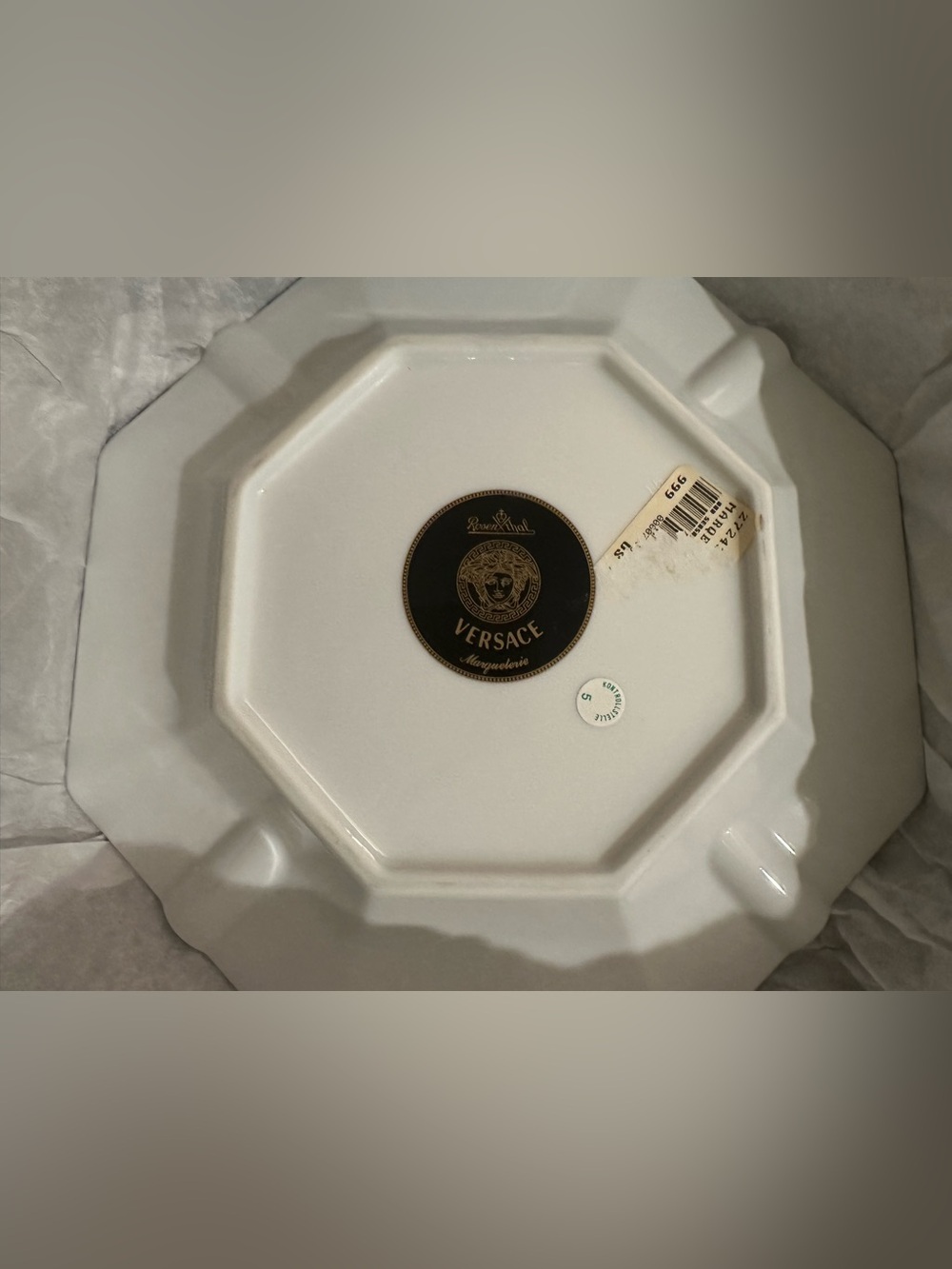 VERSACE Marqueterie Ashtray - Picture 4 of 7
